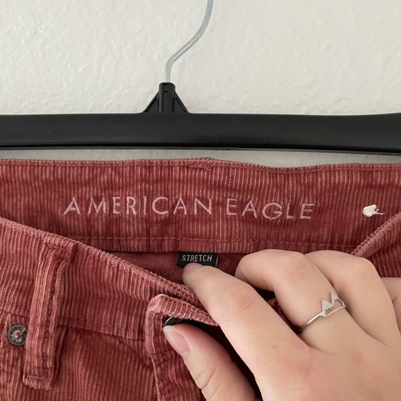 American Eagle Corduroy Mom Straight Leg Jeans - Picture 3 of 7